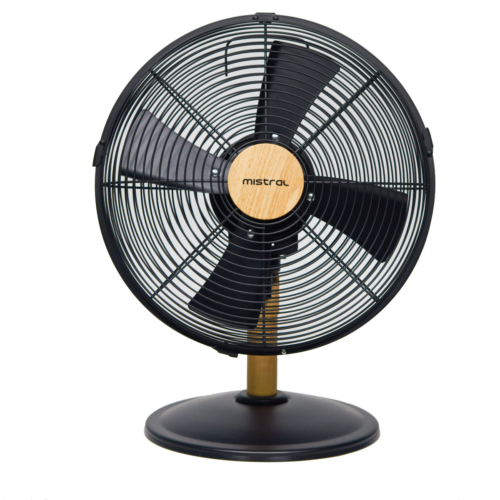 12" Wooden Table Fan